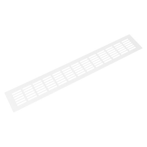 Riex GV44 Aluminium ventilation grid, 80x500 mm, white