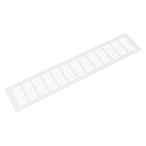 Riex GV44 Grille de aération aluminium, 100x500 mm, blanc