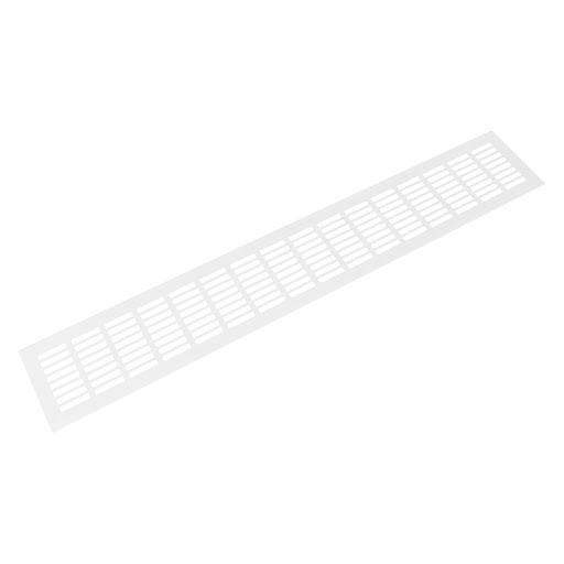 Riex GV44 Aluminium ventilation grid, 100x600 mm, white