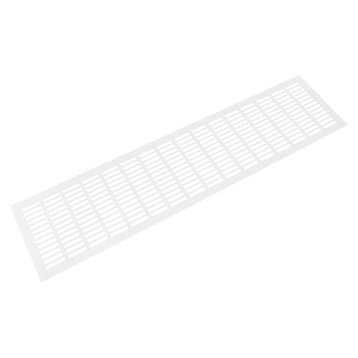 Riex GV44 Griglia di ventilazione in alluminio, 150x600 mm, bianco