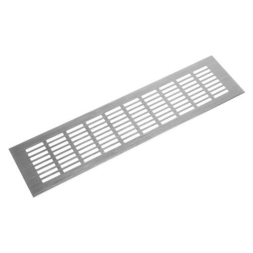 Riex GV44 Grilă de ventilație din aluminiu, 100x400mm, imitație inox