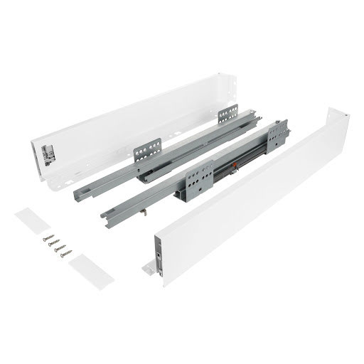 Riex ND60 Sertar cu laterale metalice, 84/270 mm, alb