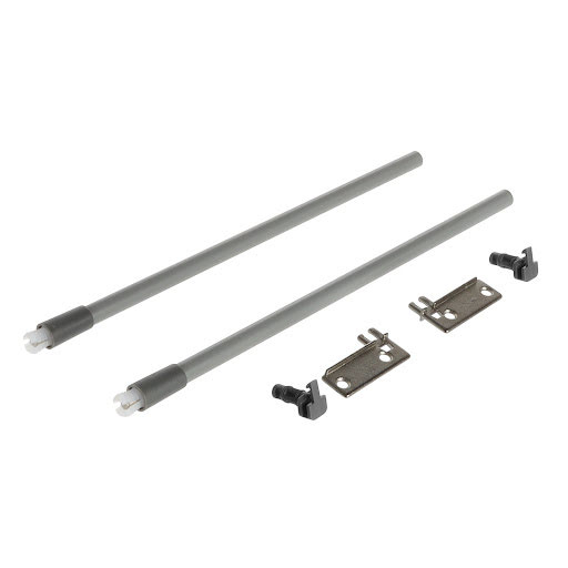 Riex NP11 Set of 2 longitudinal railings, 300 mm, grey