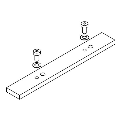 EF12010402G00011 Hawa Folding Concepta Top track connection plate