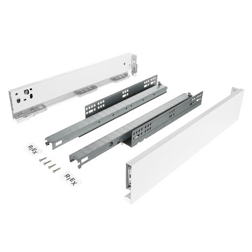 RiexTrack Guida a doppia parete, 89/450 mm, bianco