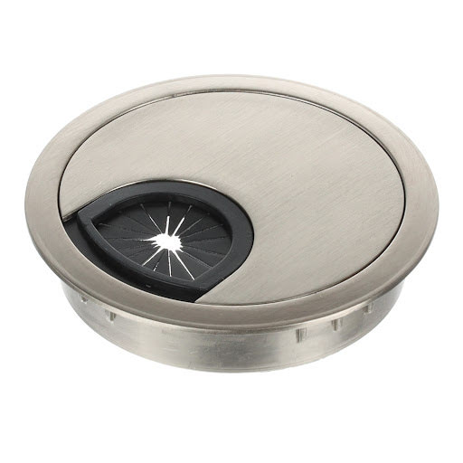 Riex EK60 Passe câble rond 60 mm, nickel brossé