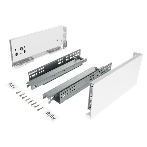 RiexTrack Lades, hoogte 121/270 mm, Wit