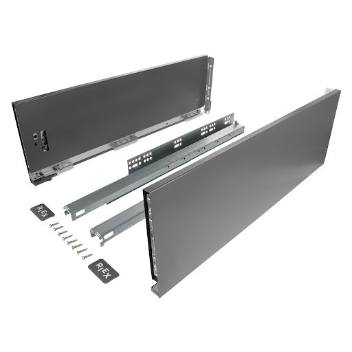 RiexTrack stalčių sistema, 185/550mm, tamsiai pilka
