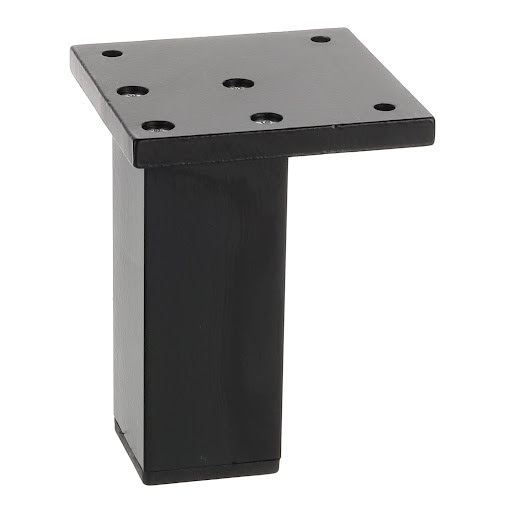 Riex GA68 Furniture leg 38x38 mm, H100, matt black