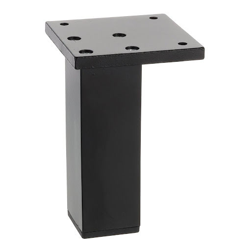 Riex GA68 Furniture leg 38x38 mm, H120, matt black