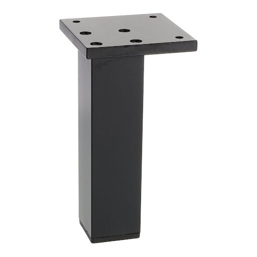 Riex GA68 Furniture leg 38x38 mm, H150, matt black