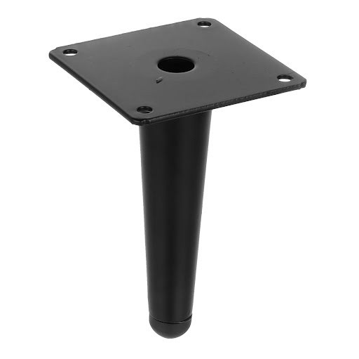 Riex GS53 Furniture leg H130, matt black