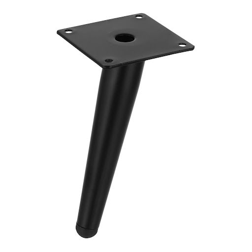 Riex GS52 Furniture leg H170, matt black