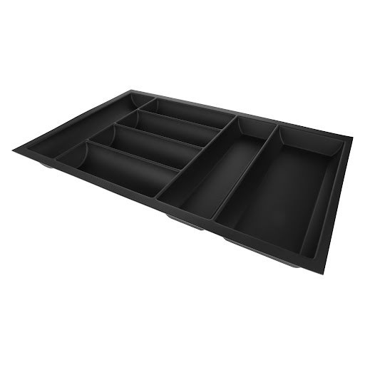 Riex GM60 Cutlery tray 80 (722x474 mm), Globe softTouch, black