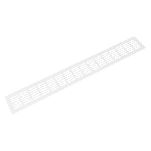 Riex GV44 Aluminium ventilation grid, 80x600 mm, white