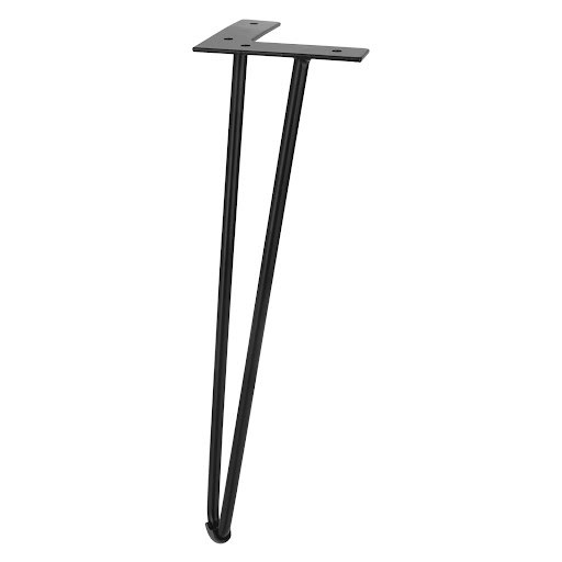 Riex GS42 Furniture leg H400, matt black