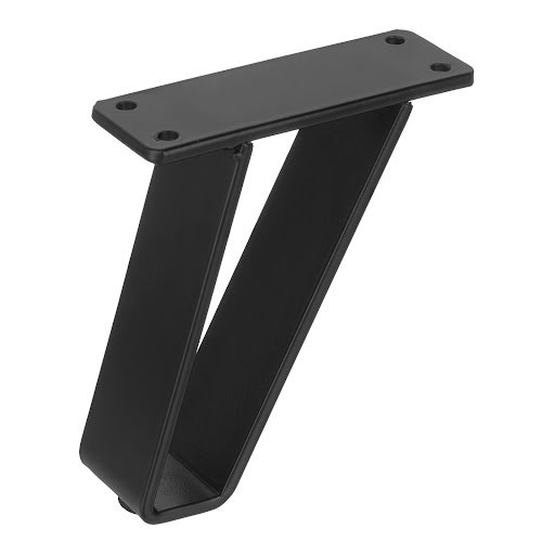 Riex GS46 Furniture leg H130, matt black