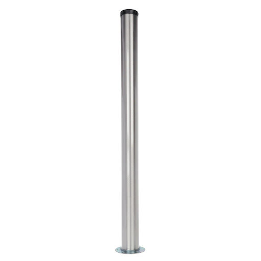 Riex ER60 Table leg with ring, H820 mm, stainless steel imitation