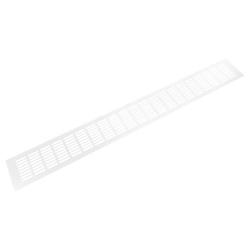 Riex GV44 Grille de aération aluminium, 100x800 mm, blanc