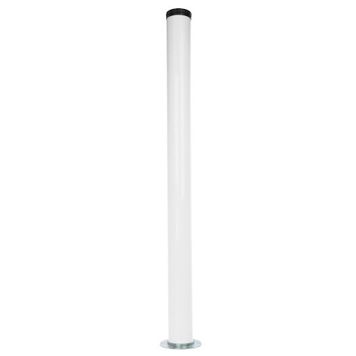 Riex ER60 Table leg with ring, H820 mm, glossy white