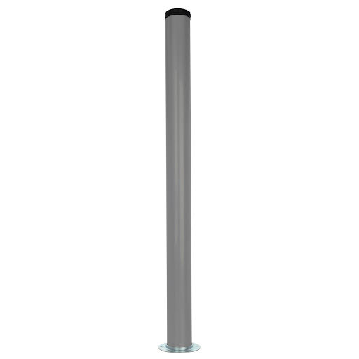Riex ER60 Table leg with ring, H820 mm, silver
