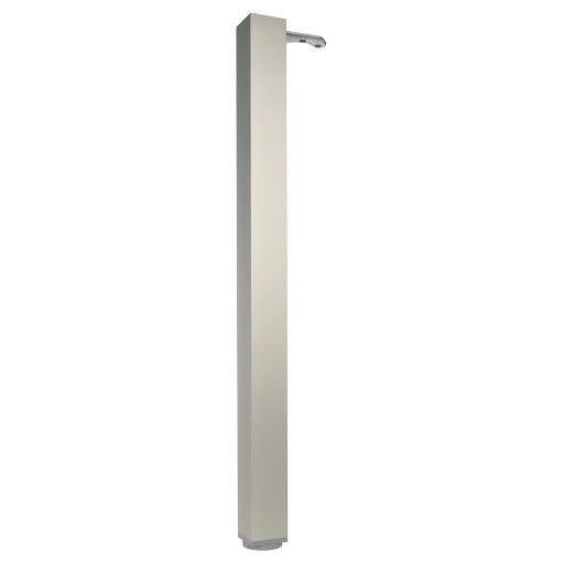 Riex EA60 Gamba tavolo 60x60/H820 mm, imitazione acciaio inox