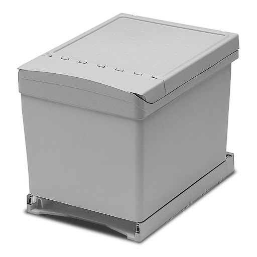 Riex GN50 odpadkový koš - od 450, 2x16L, H372, Quartz šedá