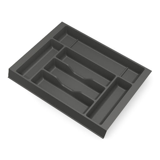 Riex GM22 cutlery tray - side, W376 / L420-474, anthracite