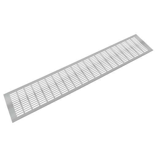 Riex GV44 Aluminium Lüftungsgitter, 150x800 mm, Edelstahl Nachbildung