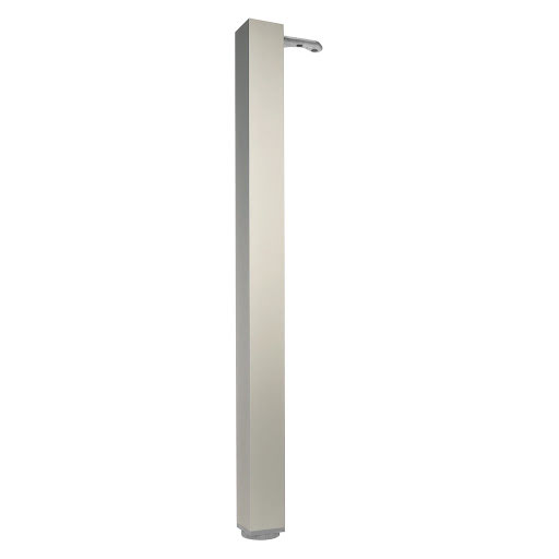 Riex EA60 Table leg 60x60/H1100 mm, stainless steel imitation
