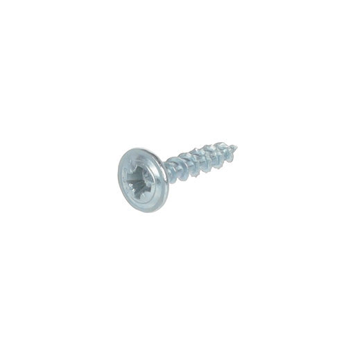 Spax Vis à bois aggloméré 3,5x17 mm PZ, tête ronde collerette, zingué blanc (3000 pcs)