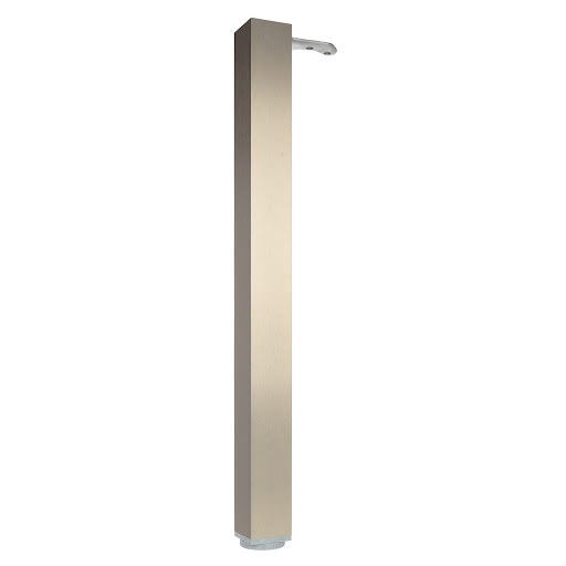 Riex EA60 Table leg 60x60/H710 mm, stainless steel imitation