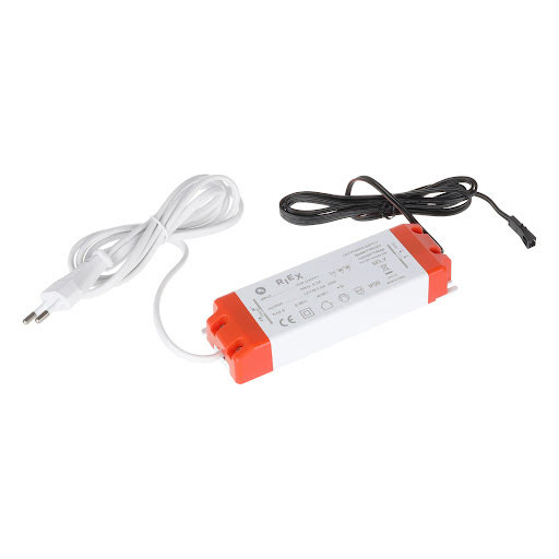 Riex EL15 Transfo LED 12 V, 30 W, 2,5 A, IP20, câble avec MINI connecteur
