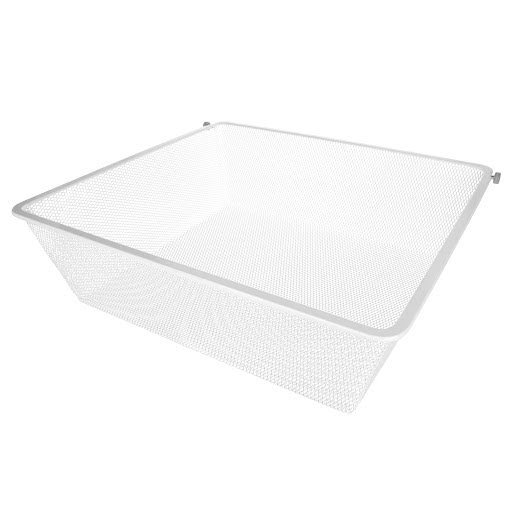 Riex VB66 Panier de rangement, L600, H160, 494 mm, blanc