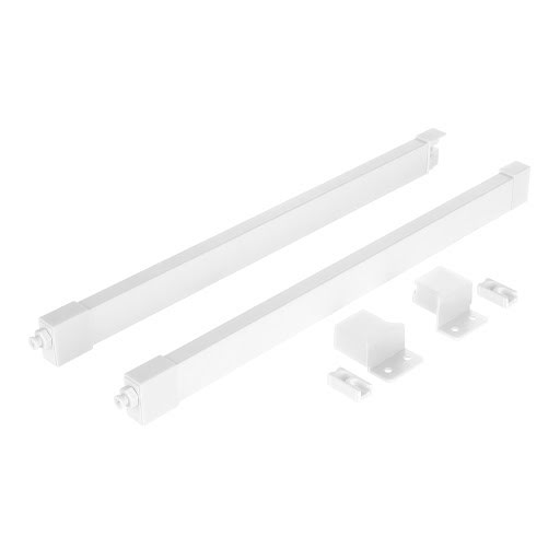 Riex ND60 (16/18 mm) Set di 2 ringhierine quadrate, 300 mm, bianco