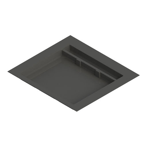 Riex Poubelle de tiroir grande capacité GN09 - base 600 mm, anthracite