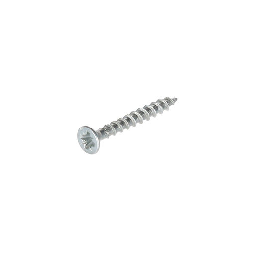 Spax Schrauben, 2,5x20 mm, PZ, Senkkopf, Weiß verzinkt (Packung 1000 Stück)