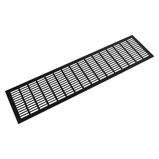 Riex GV44 Grille d'aération aluminium, 150x600 mm, noir mat