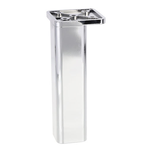 Riex GR77 Furniture leg, 38x38 mm, H150, chrome