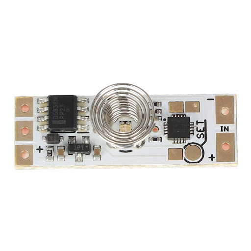 RIEX EC52 érintésre működő tompító CCT LED profilhoz, 12/24 V, 90 W, dióda nélkül