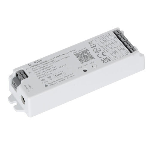 Riex EC49 Wifi valdiklis Tuya RGB 12/24 V, 120/240 W, max. 6 A/channel, max. 15 A