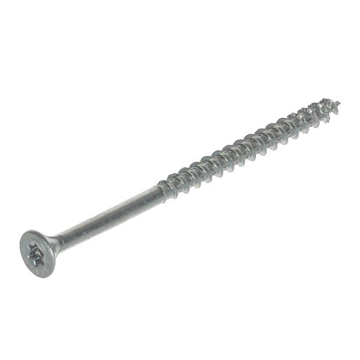 Spax Screw for chipboard, 6,0x100/61 mm, TX (T30), flat countersunk head, white zinc (100 pcs pack)