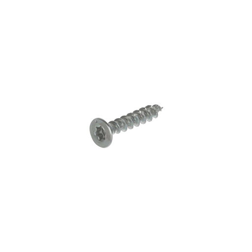 Spax Screw for chipboard, 3,0x16 mm, TX (T10), flat countersunk head, white zinc (1000 pcs pack)