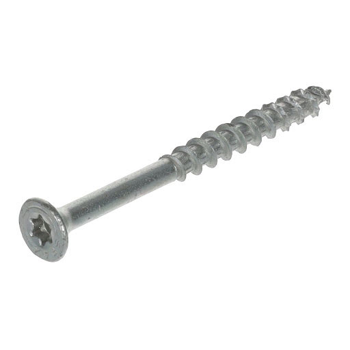 Spax Screw for chipboard, 6,0x70/41 mm, TX (T30), flat countersunk head, white zinc (200 pcs pack)