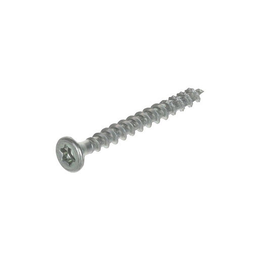 Vite Spax per pannelli truciolari, 3,5x35 mm, Torx, testa svasata piatta, zinco bianco (1.000 pz)