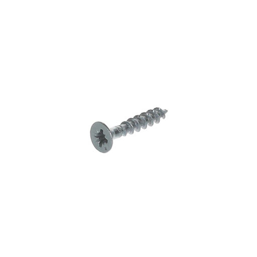 Spax Schrauben, 3,0x16 mm, PZ, Senkkopf, Weiß verzinkt (Packung 1000 Stück)