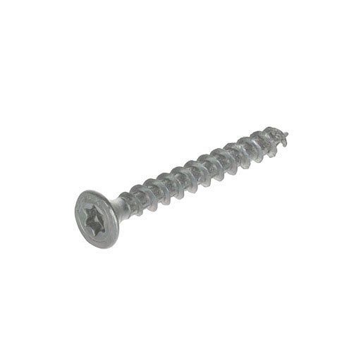 Vite Spax per pannelli truciolari, 4,0x35 mm, Torx, testa svasata piatta, zinco bianco (1.000 pz)