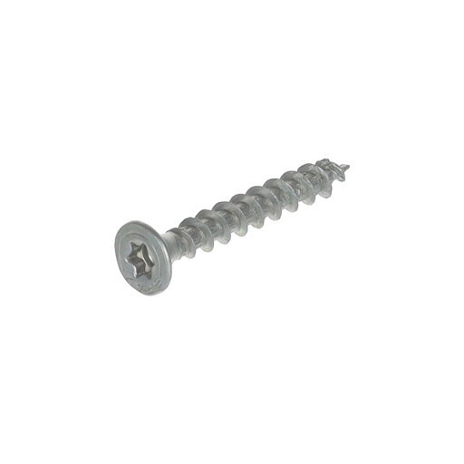 Vite Spax per pannelli truciolari, 4,0x30 mm, Torx, testa svasata piatta, zinco bianco (1.000 pz)