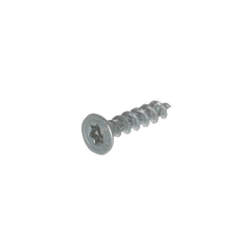 Spax Schrauben, 4,0x20 mm, TX, Senkkopf, Weiß verzinkt (Packung 1000 Stück)