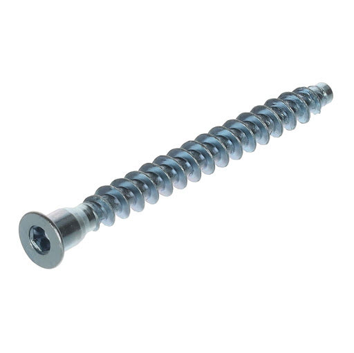 Riex JD65 Bevestigingsschoef met HEX drive 7,0 x 70 mm (150 stks), Wit verzinkt